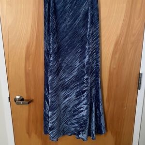 FREE PEOPLE blue maxi skirt